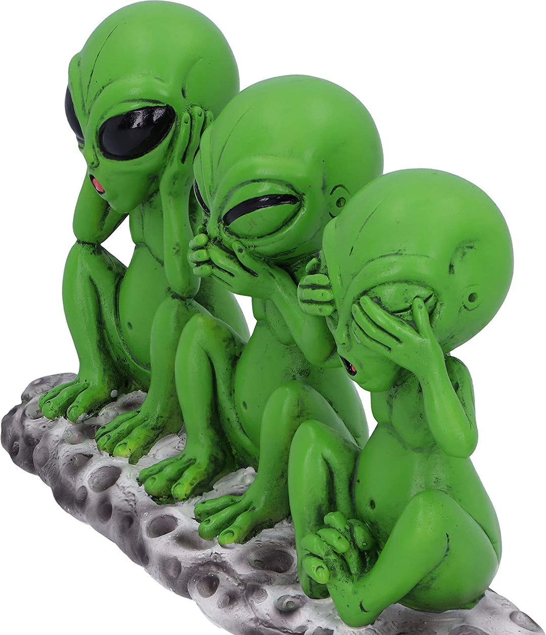 Nemesis Now Three Wise Martians 16cm See No Hear No Speak No Evil Alien Figurine