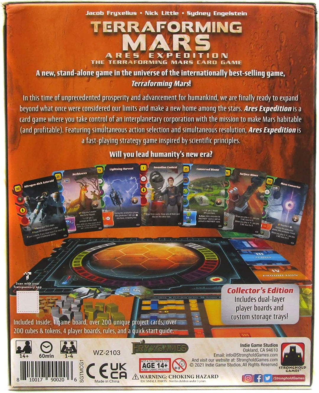 Stronghold Games | Terraforming Mars: Ares Expedition | Board Game | Ages 14+ |