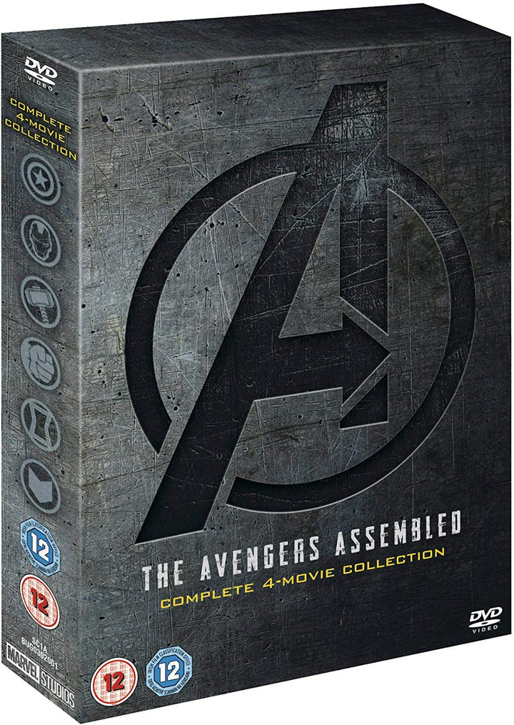 Marvel Studios Avengers 1-4 Complete Boxset - Action/Fantasy [DVD]
