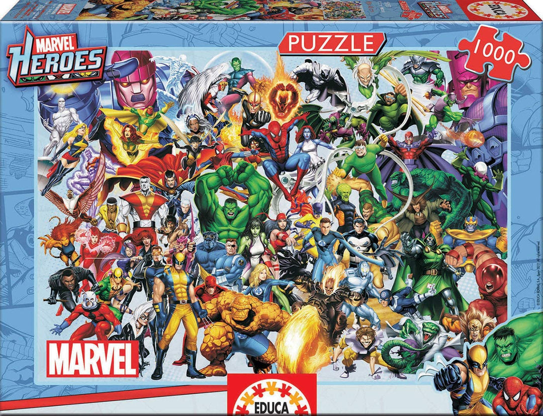 Educa 15193 - Héros Marvel - 1000 pièces - Puzzle