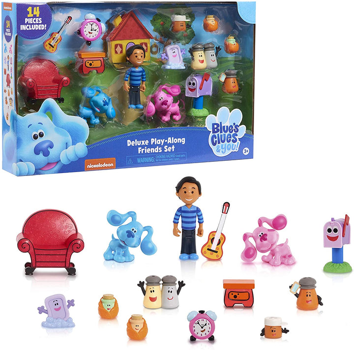 JP Blues Clues & You BLU10000 Blue's Clues & You Deluxe Play-Along Figure Set