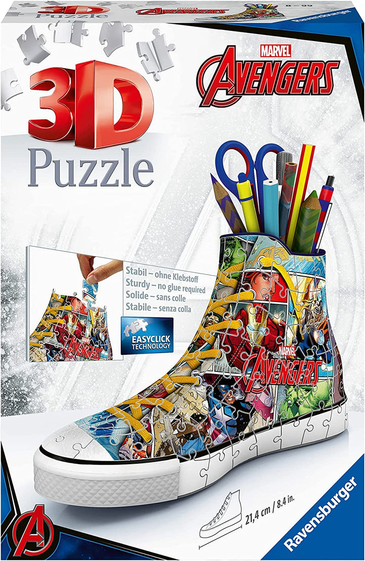 Ravensburger Marvel Comic Book Sneaker 108pc 3D Jigsaw Puzzle