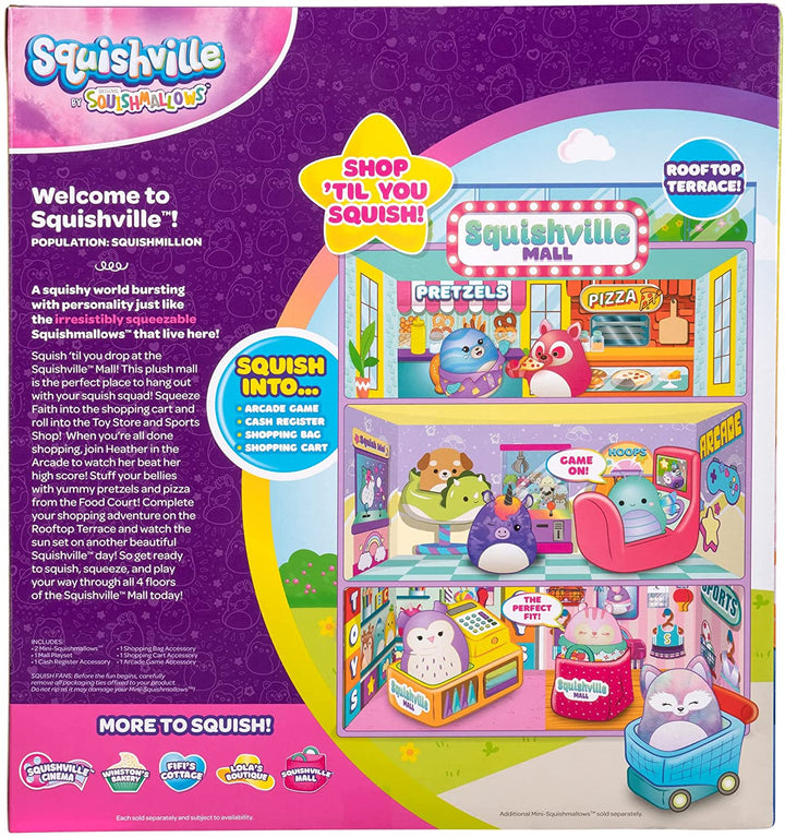 Squishville by Squishmallows SQM0158 Mall-Two 2” Mini-Squishmallow Plush Charact