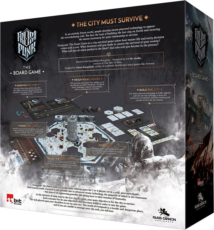 Glass Cannon Unplugged | Frostpunk: The Board Game | Board Game | Ages 16+