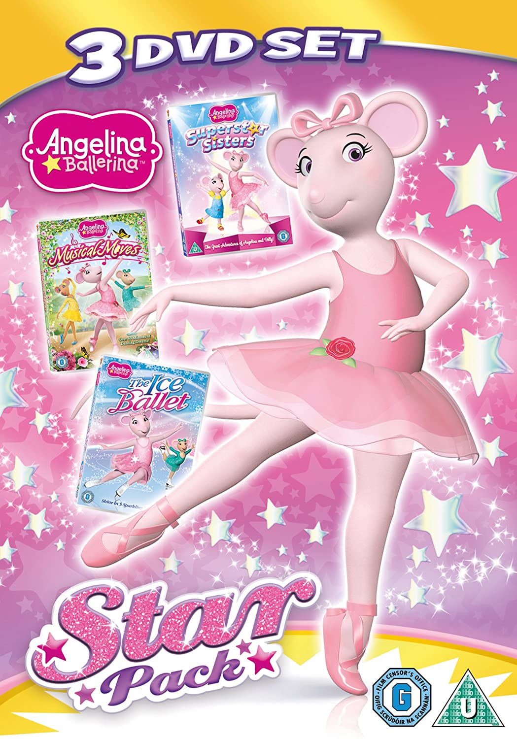 Angelina Ballerina: Star Pack (Triple Pack: Superstar Sisters/Musical Moves/The Ice Ballet) [2017]