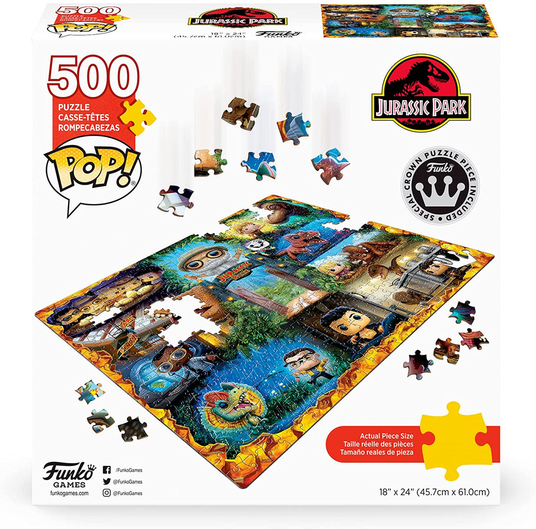 POP! Jurassic Park 500 Piece Puzzle Standard