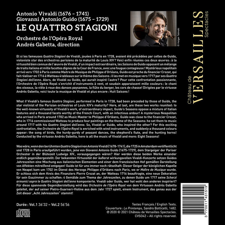 Andrés Gabetta - Vivaldi & Guido: Le quattro stagioni [DVD]