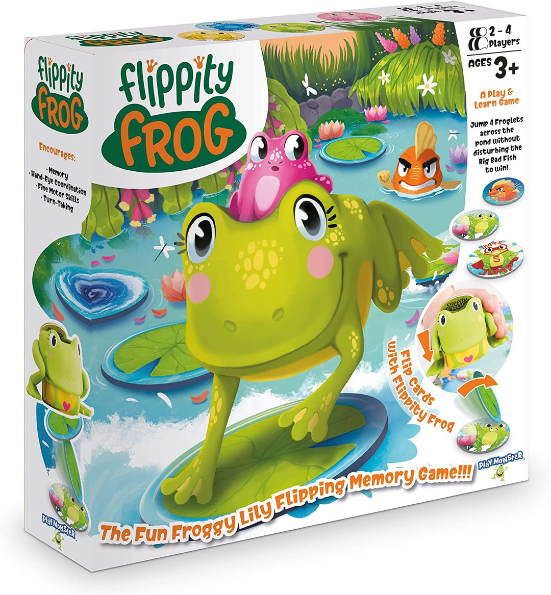 PlayMonster GY101 Flippity Frog Family Board Game Toy