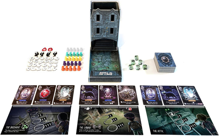 Don't Go in There Board Game - Haunted House Adventure Game, Strategy Game for Kids and Adults, Ages 14+, 2-5 Players