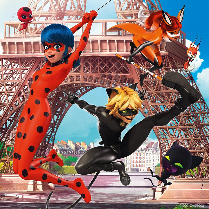 Ravensburger Miraculous: Geschichten von Ladybug und Cat Noir 3 x 49-teiliges Puzzle