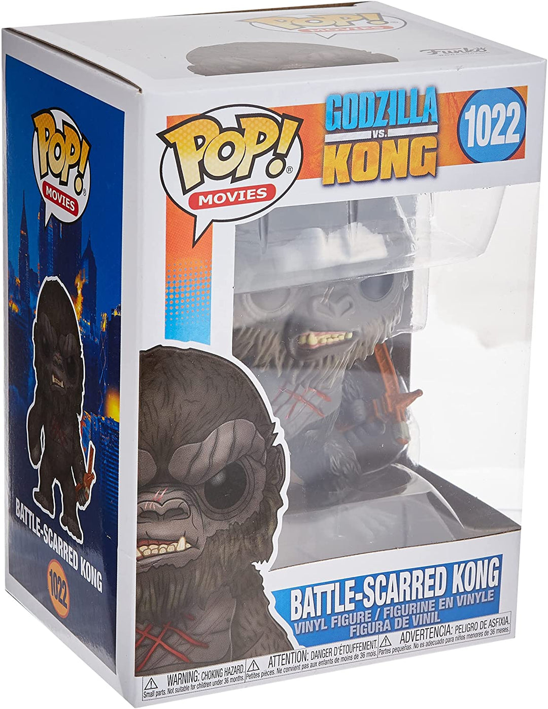 Godzilla Vs Kong Battle Scarred Kong Funko 50954 Pop! VInyl #1022