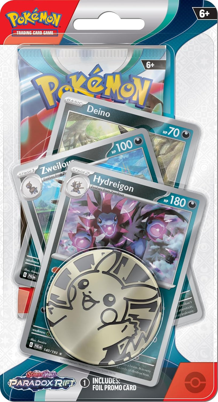 Pokemon TCG: Scarlet & Violet 4 - Paradox Rift Tinkaton Premium Checklane Blister