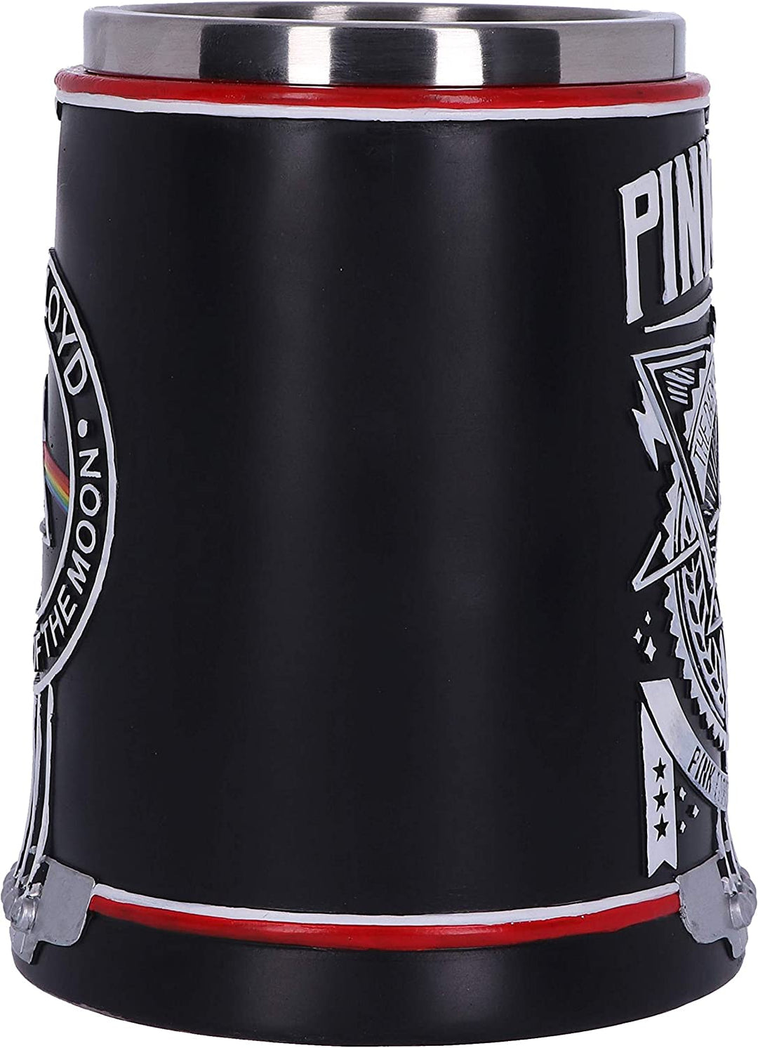 Nemesis Now B4888P9 Pink Floyd Darkside of The Moon Tour Tankard, Black, One Size