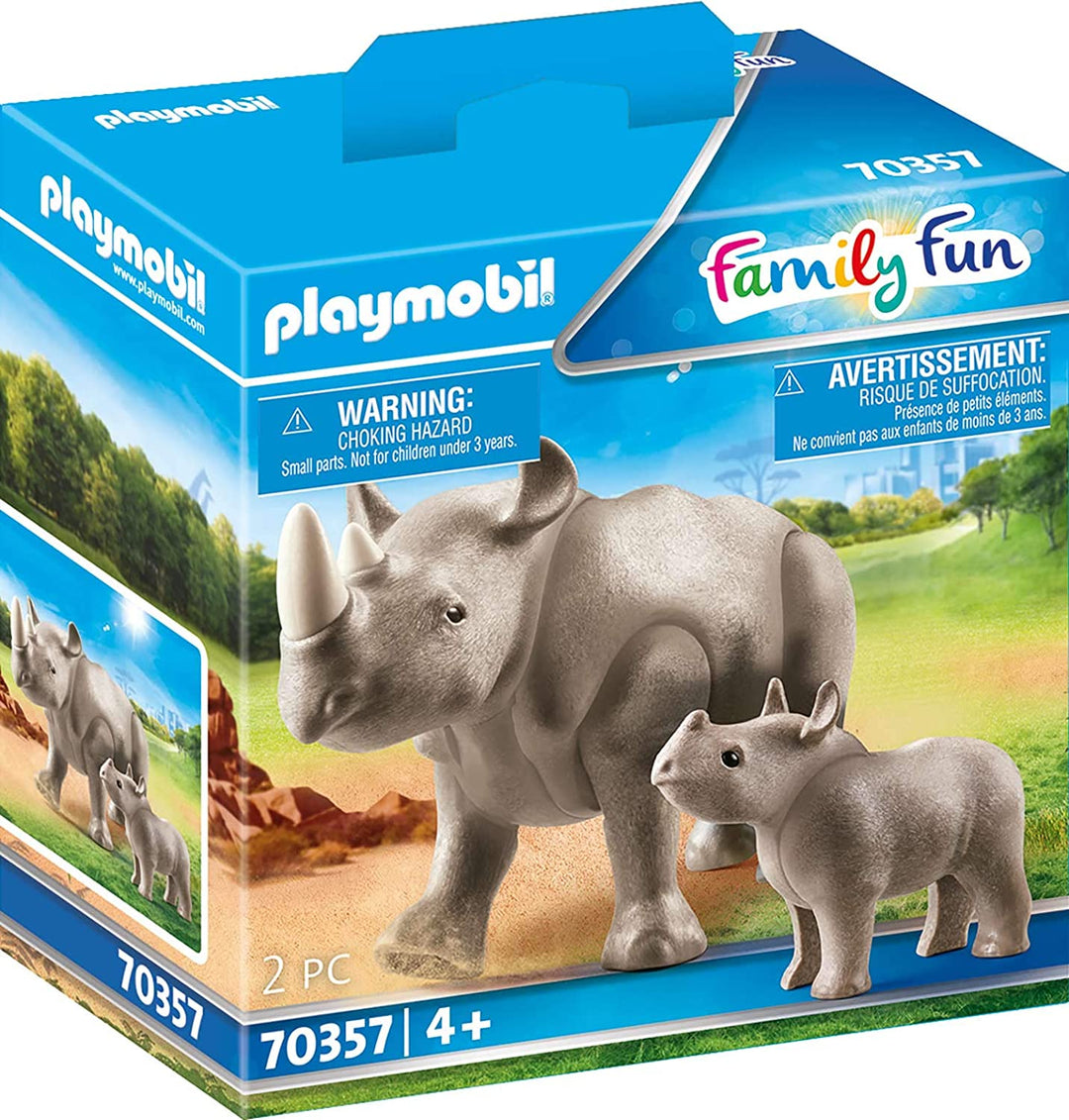 Playmobil 70357 Family Fun Rhino with Calf