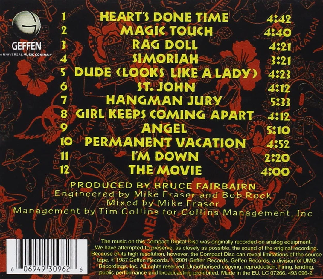 Aerosmith – Permanent Vacation [Audio-CD]