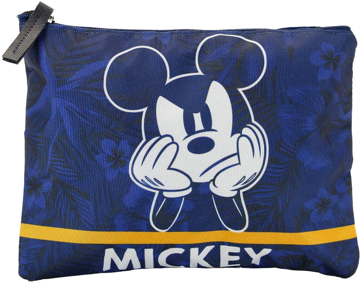 Mickey Mouse Blue-Small Soleil Toiletry Bag, Dark Blue