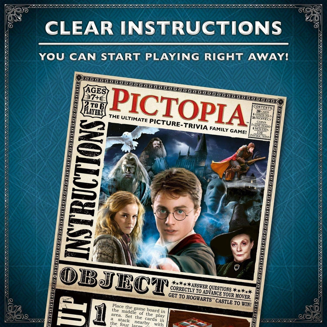 Ravensburger Harry Potter Pictopia - Picture Trivia Family Board Games for Kids and Adults