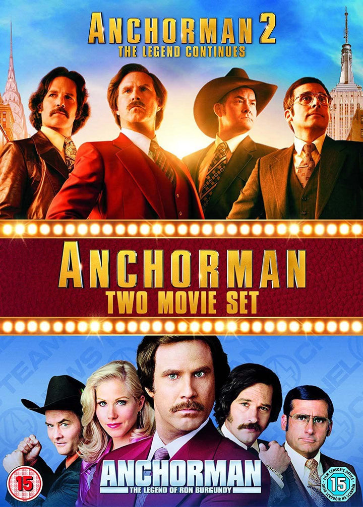 Anchorman 1-2 [Region Free] - [Blu-ray]