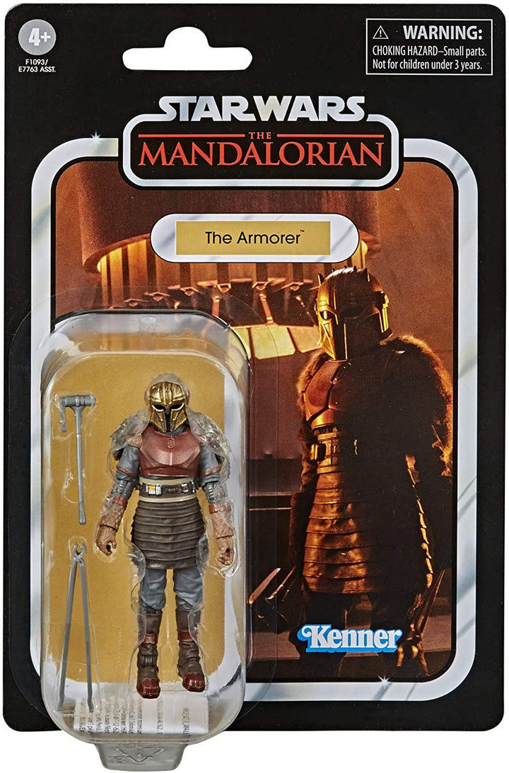 Star Wars The Vintage Collection The Armorer Toy, 9,5 cm-Scale The Mandalorian Action Figure, Toys for Kids Ages 4 and Up