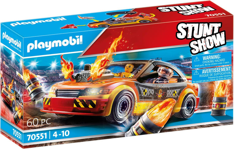 Playmobil 70551 Stunt Show Crash Car for Children Ages 4 - 10