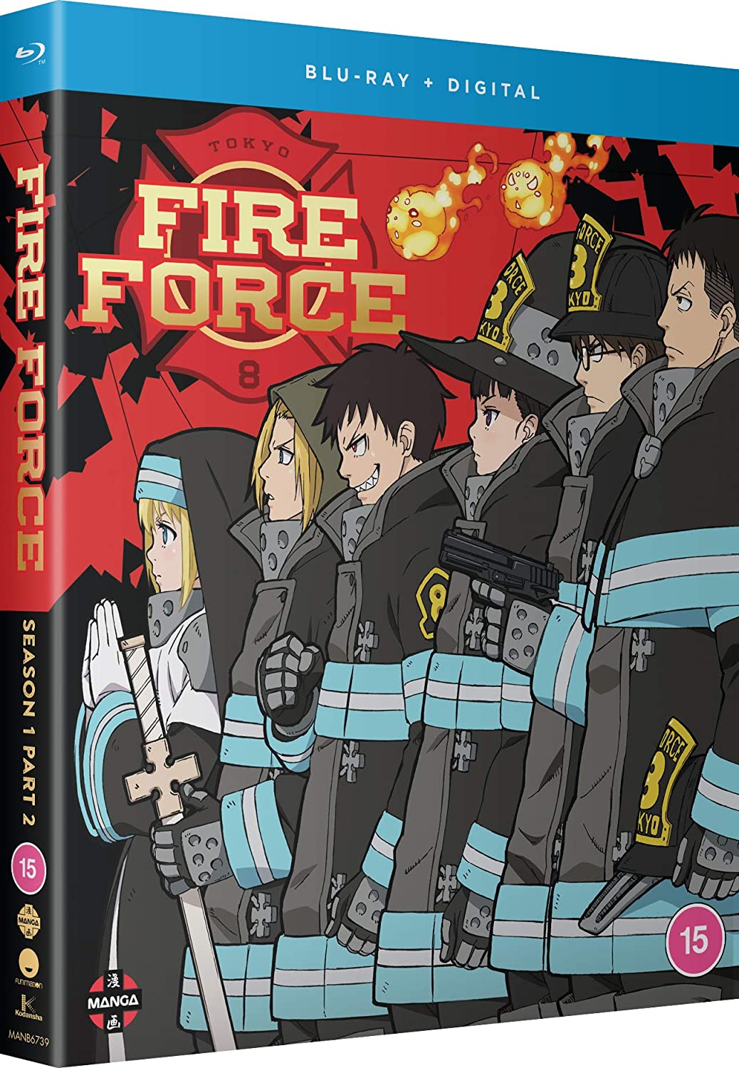 Fire Force Season 1 Part 2 (Episodes 13-24) [Blu-ray]