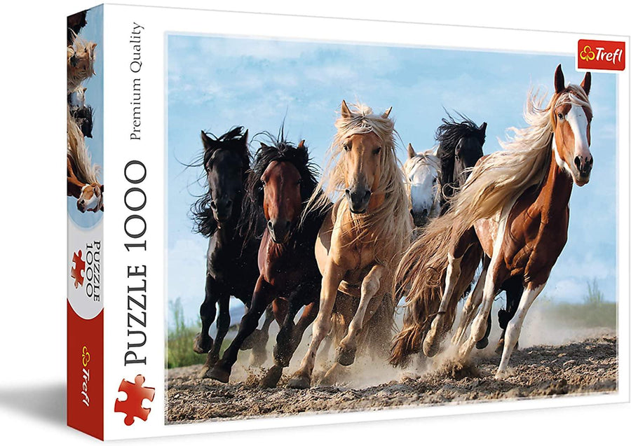 Trefl 10446 Galopping Horses Puzzle (1000-Piece) - Yachew