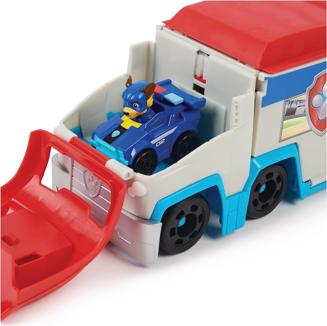 Paw Patrol: The Mighty Movie, Pup Squad Patroller Toy Lorry, with Collectible Mighty Pups Chase Pup Squad Toy Car