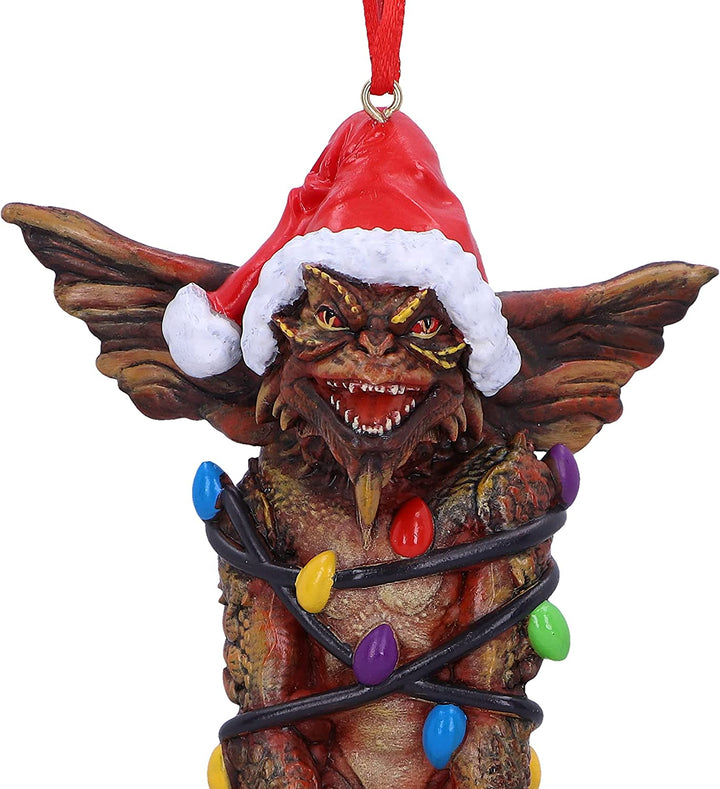 Nemesis Now Gremlins Mowhawk in Fairy Lights Hanging Festive Decorative Ornament