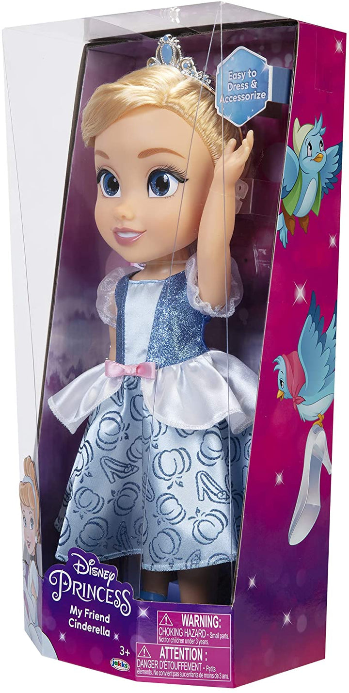 Disney Princess My Friend Cinderella Doll 14" Tall Includes Removable Outfit and Tiara