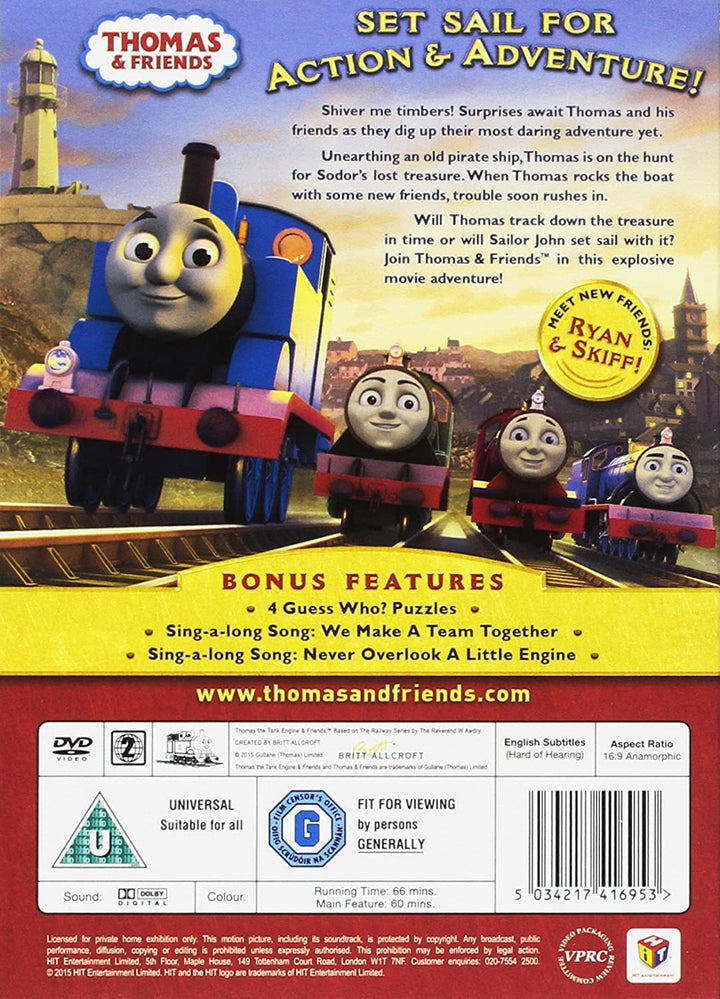 Thomas & Friends: Sodor's Legend of the Lost Treasure [2017] - [DVD]