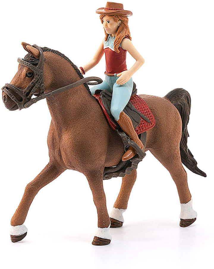 Schleich 42514 Hannah & Cayenne Horse Club Figurine