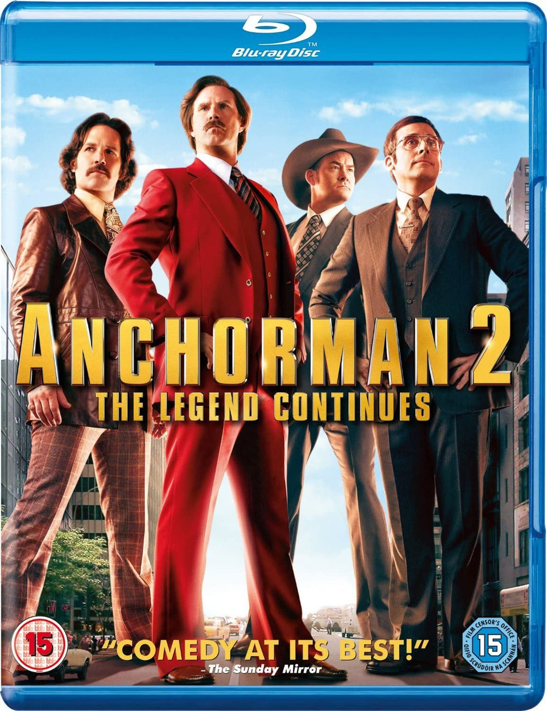 Anchorman 2 1-disc Blu-ray [Region Free] [Blu-ray]