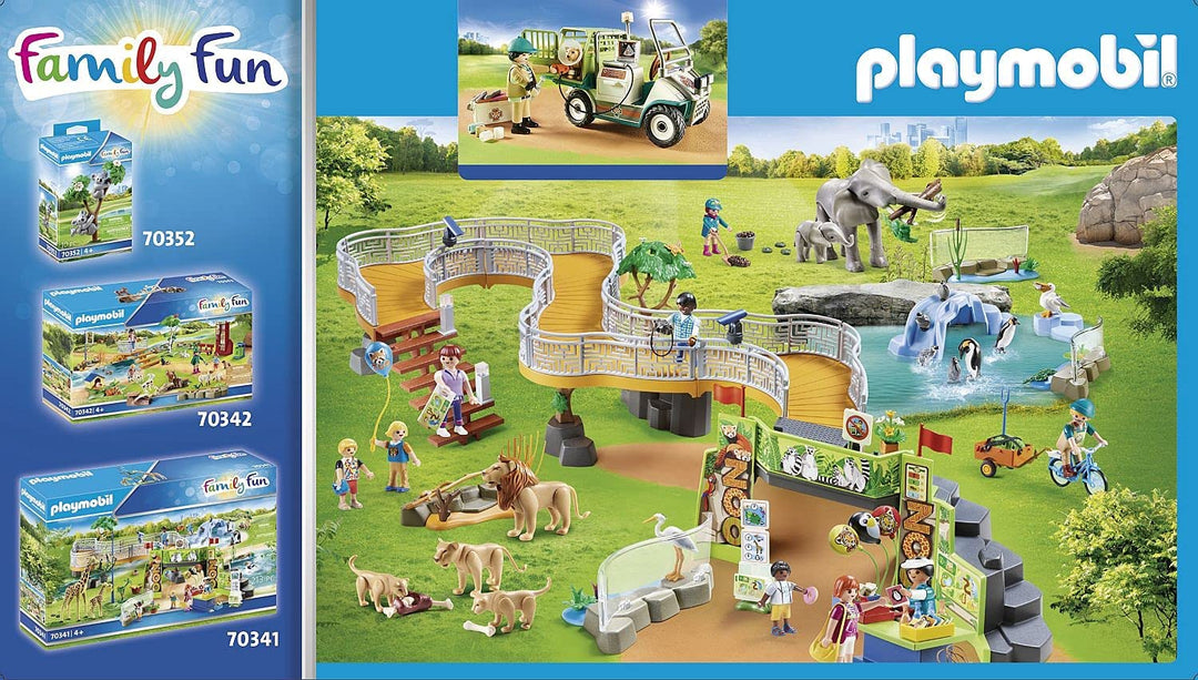 Playmobil 70346 Family Fun Zoo Vet with Medical Cart