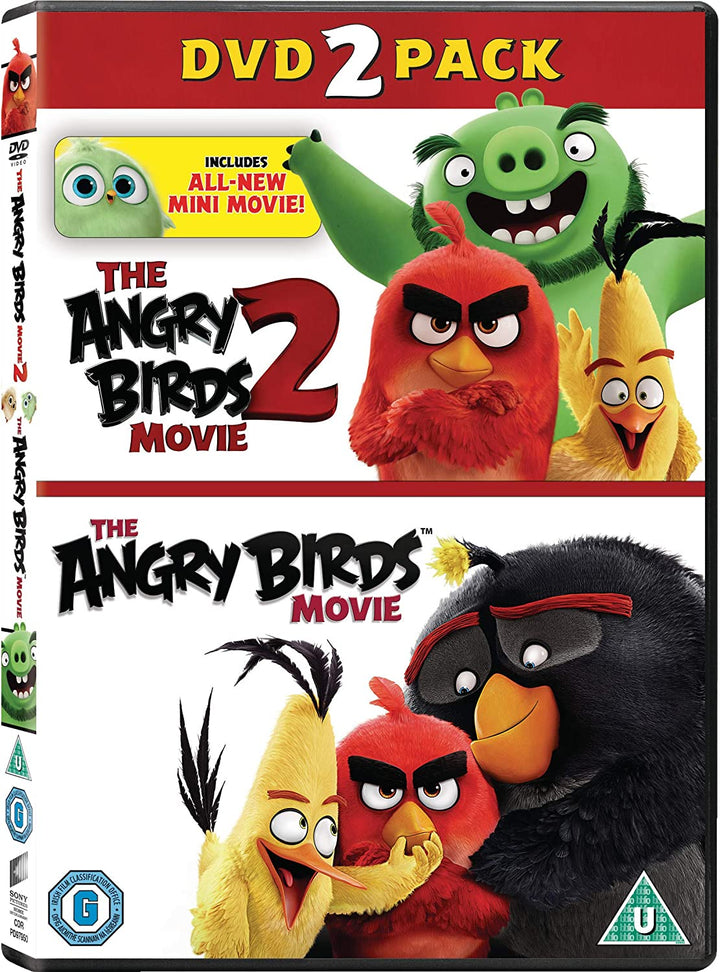 The Angry Birds Movie 1 & 2 [DVD]