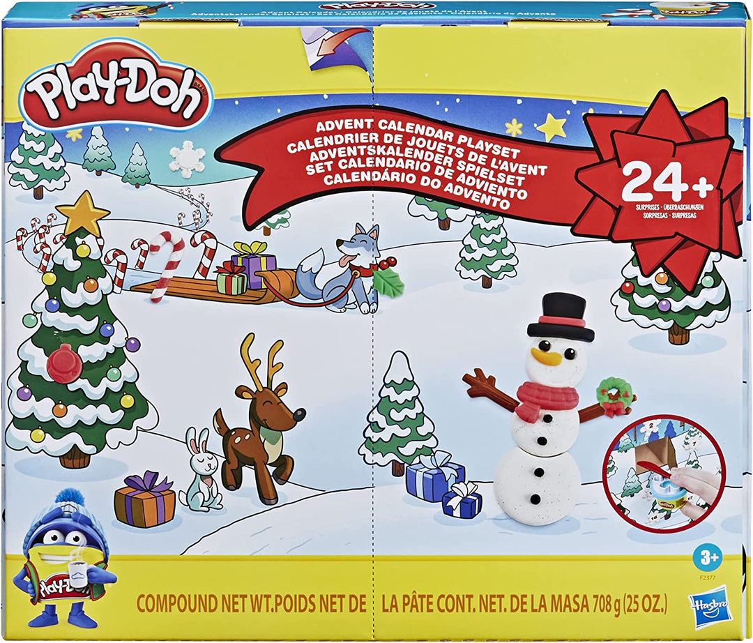 Play-Doh Advent Calendar Toy for Children 3 Years and Up with Over 24 Surprises,