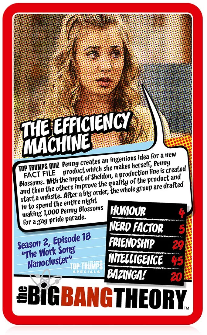 The Big Bang Theory Top Trumps Specials Card Game