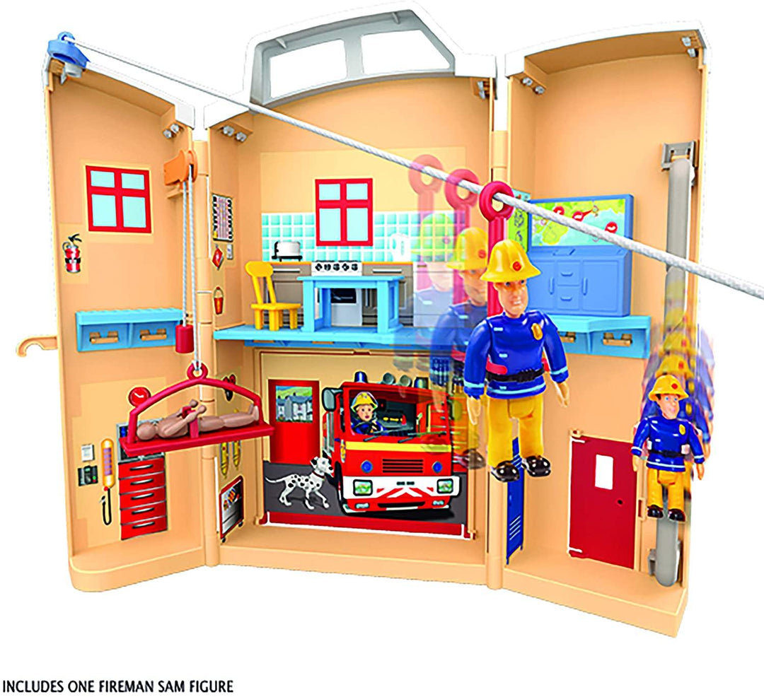 Fireman Sam Fire Rescue Centre Fire Station Playset - Yachew