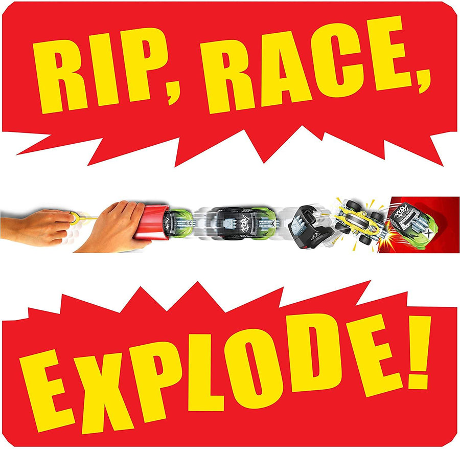 Boom City Racers Starter Pack Rip Race Explode Collactable Toy Car Game - Yachew
