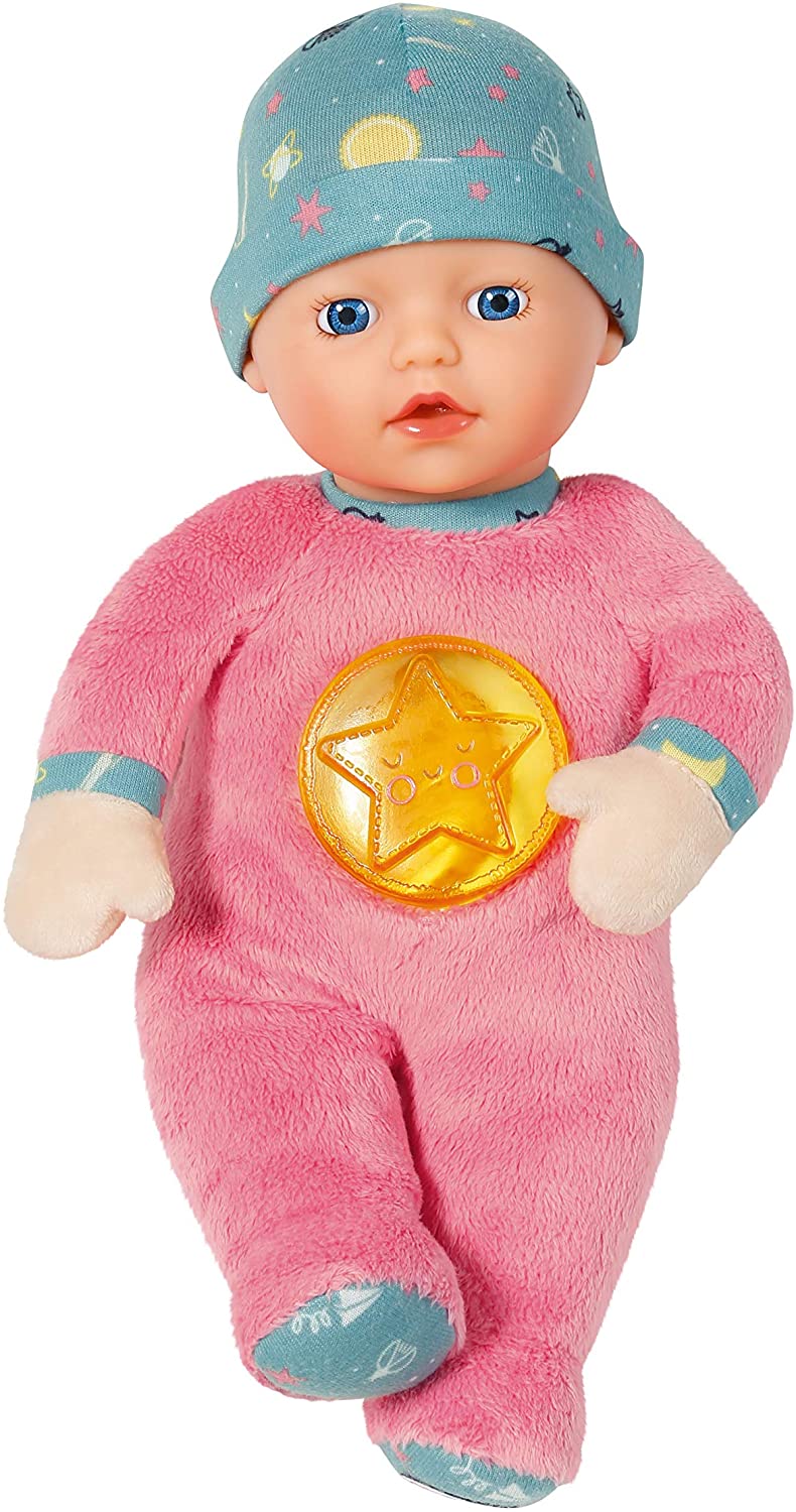 Baby Born Nightfriends 30 cm Doll Built-In Night Light Plays Lullaby, Small