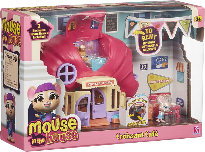 Character Options 07394 Millie & Friends Mouse in The House Croissant Café, Collectable Toys, Imaginative Play, Playset