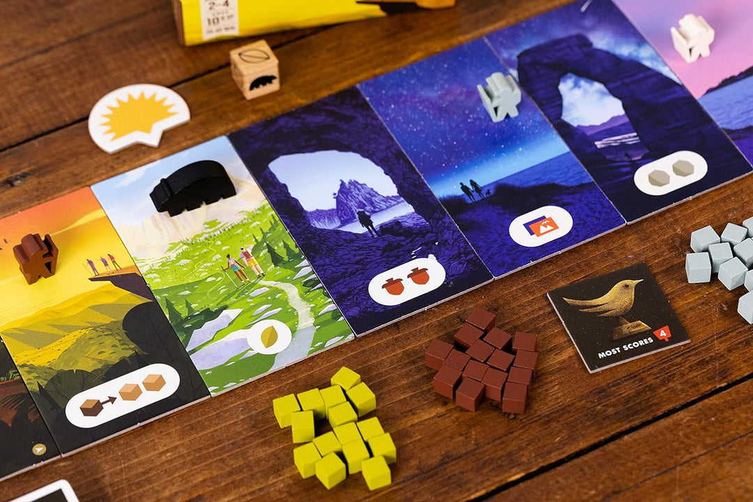 Keymaster Games | Trails: A Parks Game | Board Game | Ages 10+ | 2-4 Players | 2
