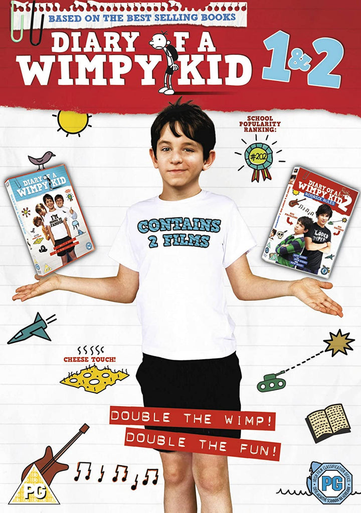 Diary of a Wimpy Kid 1 and 2 - Family/Comedy [DVD]