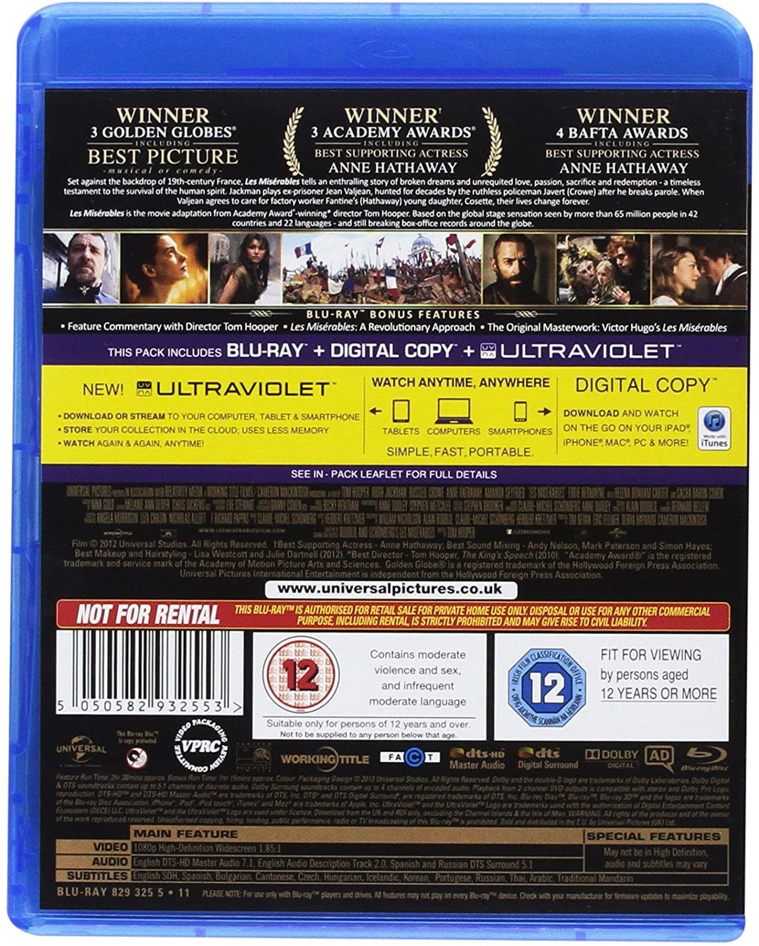 Les Misérables - Musical/Drama [Blu-ray]