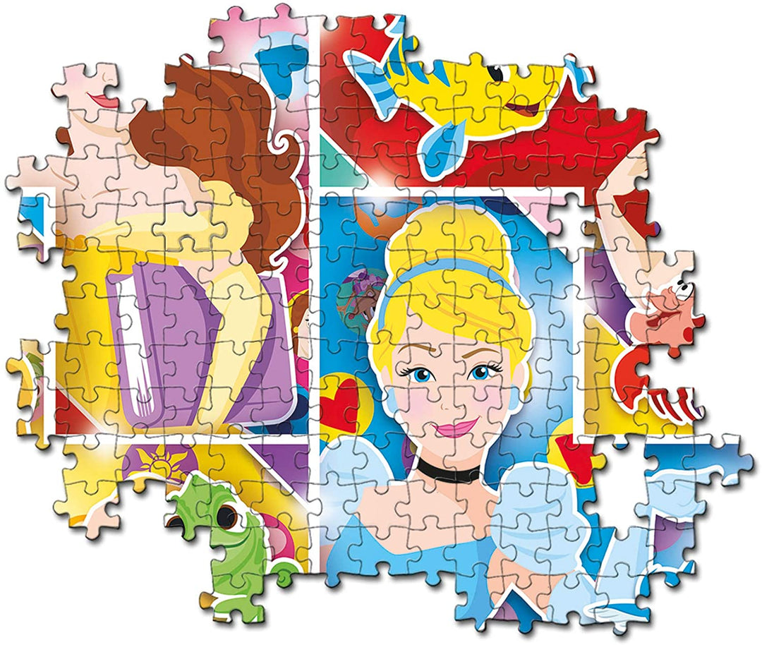Clementoni - 27146 - Supercolor Puzzle - Disney Princess - 104 pieces - Made in Italy