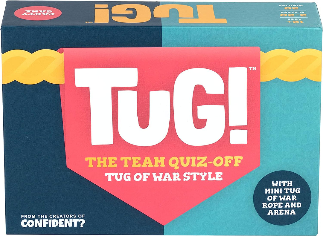 TUG! Board Game: Exciting Family Party Game - Team Tug of War Quiz Game