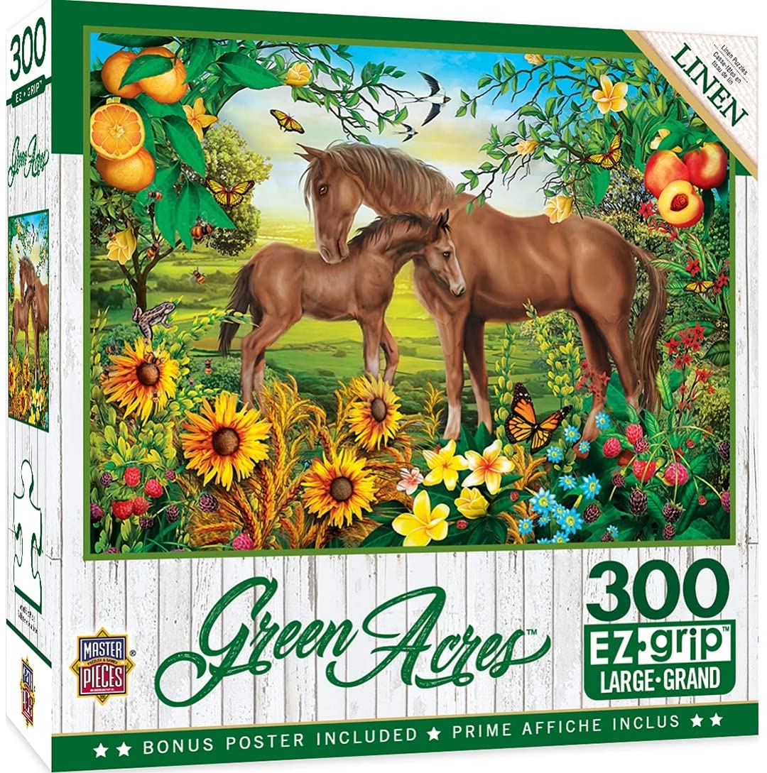 MasterPieces 31849 Green Acres Neighs & Nuzzles Puzzle, Multicolored, 18" x 24"