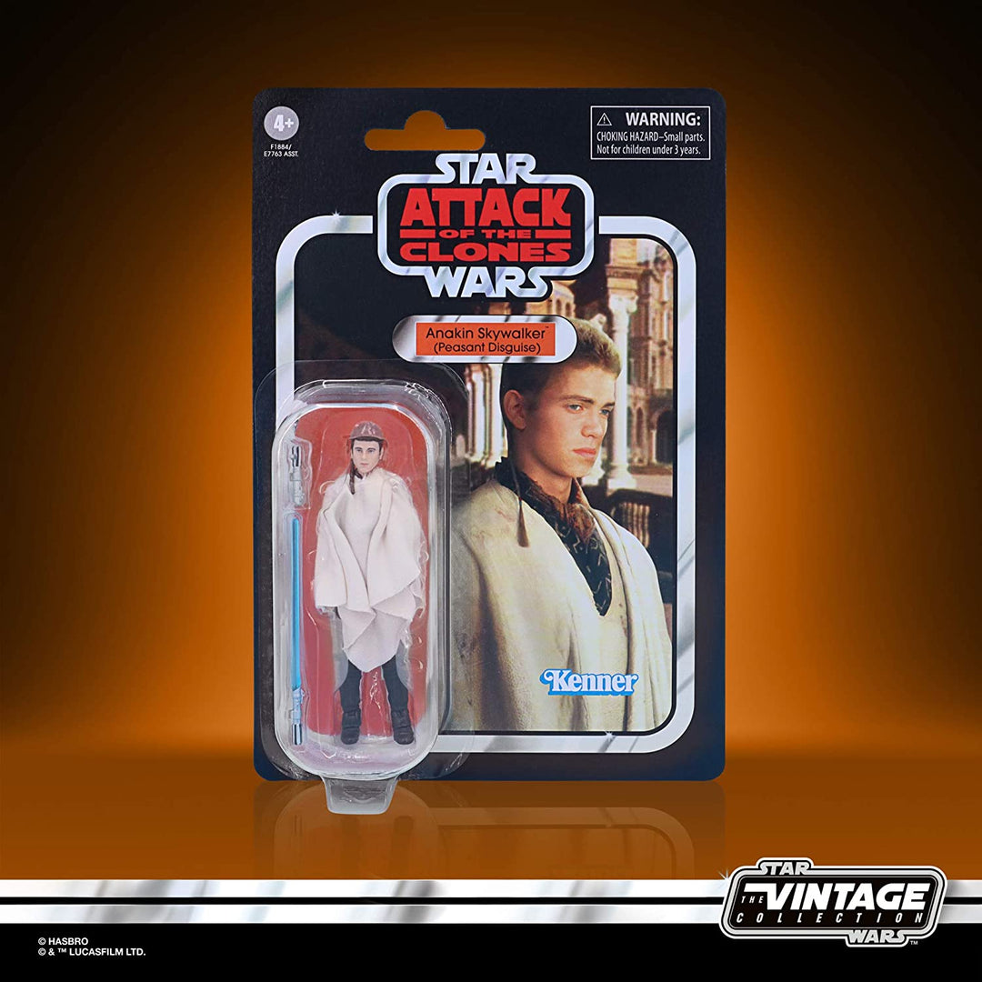 Star Wars The Vintage Collection Anakin Skywalker (Peasant Disguise) Toy, 3.75-Inch-Scale Star Wars: Attack of the Clones Action Figure