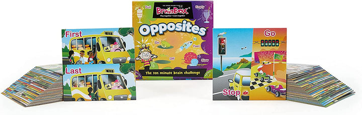 BrainBox | Gegensätze | Kartenspiel | Ab 8 Jahren | 1+ Spieler | 10 Minuten Spielzeit