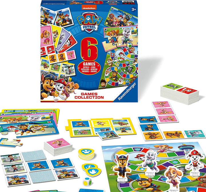 Ravensburger 20852 Paw Patrol 6 in 1 Spiele