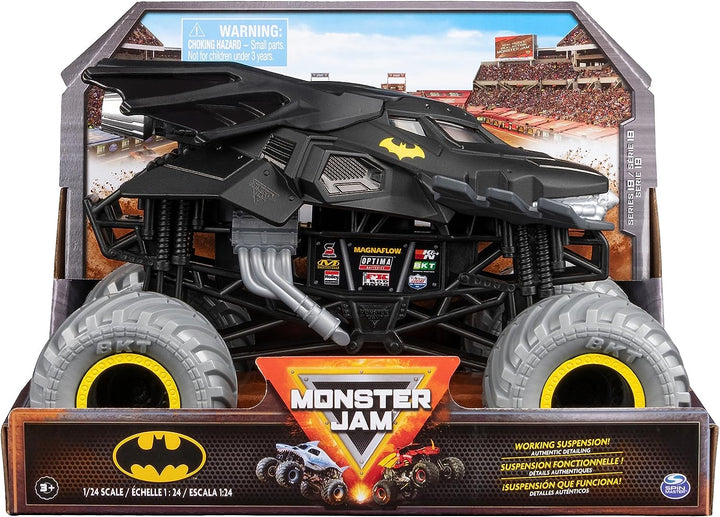 Monster Jam, Official Batman Monster Truck, Collector Die-Cast Vehicle, 1:24 Scale